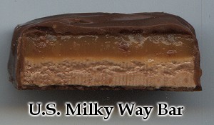 U.S. Milky Way Bar Cross Section